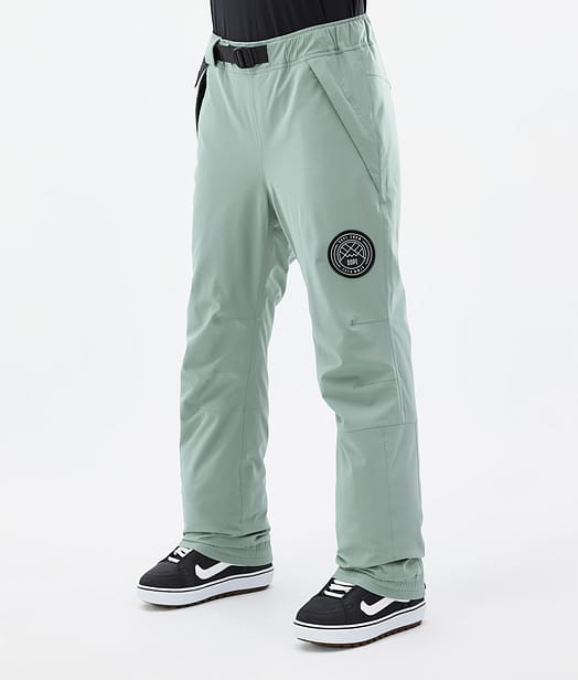 Dope Blizzard W 22 Pantalon de Snowboard Femme Faded Green