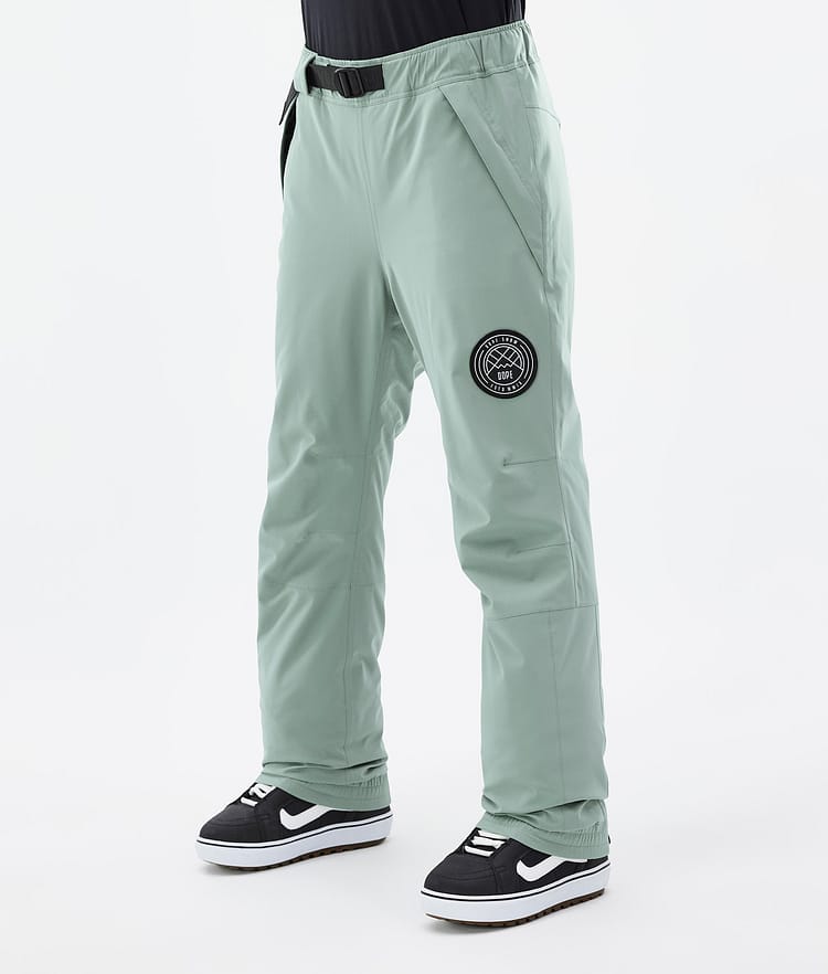 Dope Blizzard W 2022 Snowboard Pants Women Faded Green