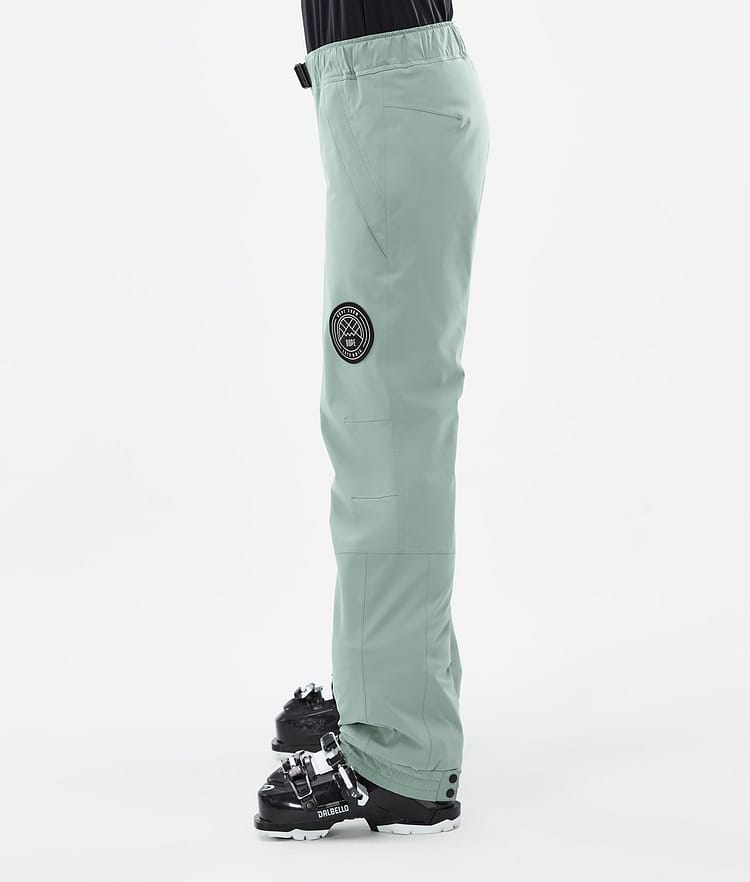 Dope Blizzard W 2022 Pantalon de Ski Femme Faded Green, Image 2 sur 4