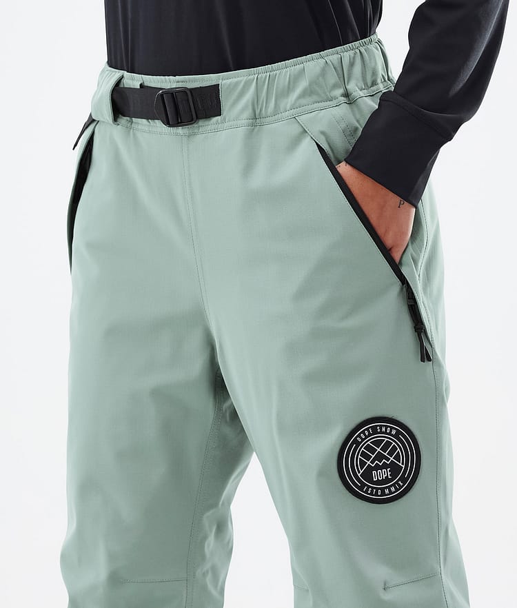 Dope Blizzard W 2022 Snowboard Pants Women Faded Green Renewed