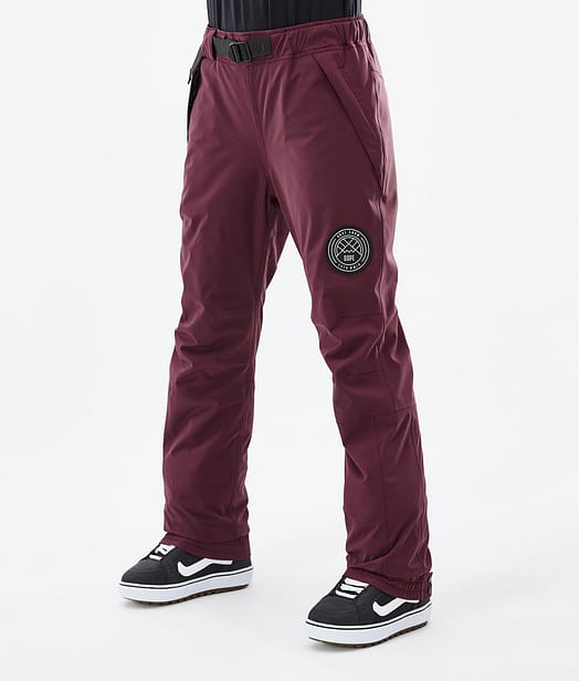 Dope Blizzard W 22 Snowboard Broek Dames Burgundy