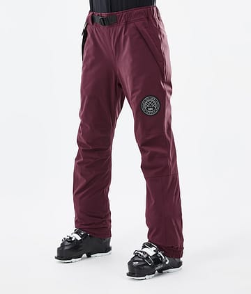 Dope Blizzard W 22 Lyžařské Kalhoty Dámské Burgundy