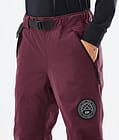 Dope Blizzard W 2022 Pantalon de Snowboard Femme Burgundy, Image 4 sur 4