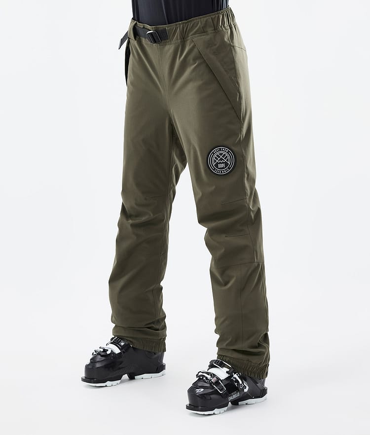 Dope Blizzard W 22 Skibroek Dames Olive Green, Afbeelding 1 van 4