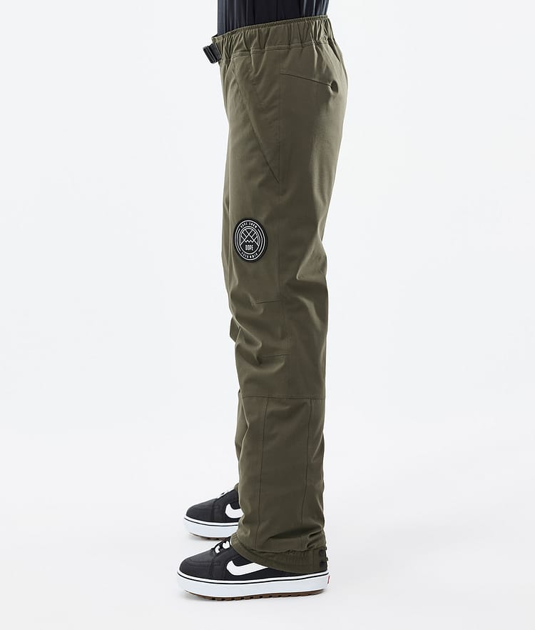 Dope Blizzard W 2022 Snowboard Pants Women Olive Green