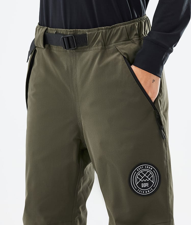 Dope Con W Pantalones Esquí Mujer Olive Green - Verde