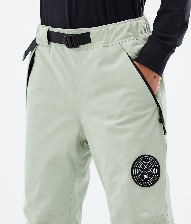 Dope Blizzard W 2022 Pantalon de Ski Femme Soft Green, Image 4 sur 4