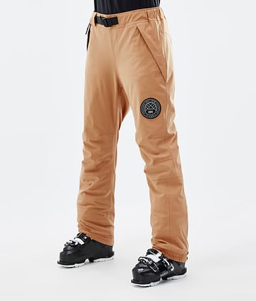 Dope Blizzard W 22 Lyžařské Kalhoty Dámské Khaki Yellow