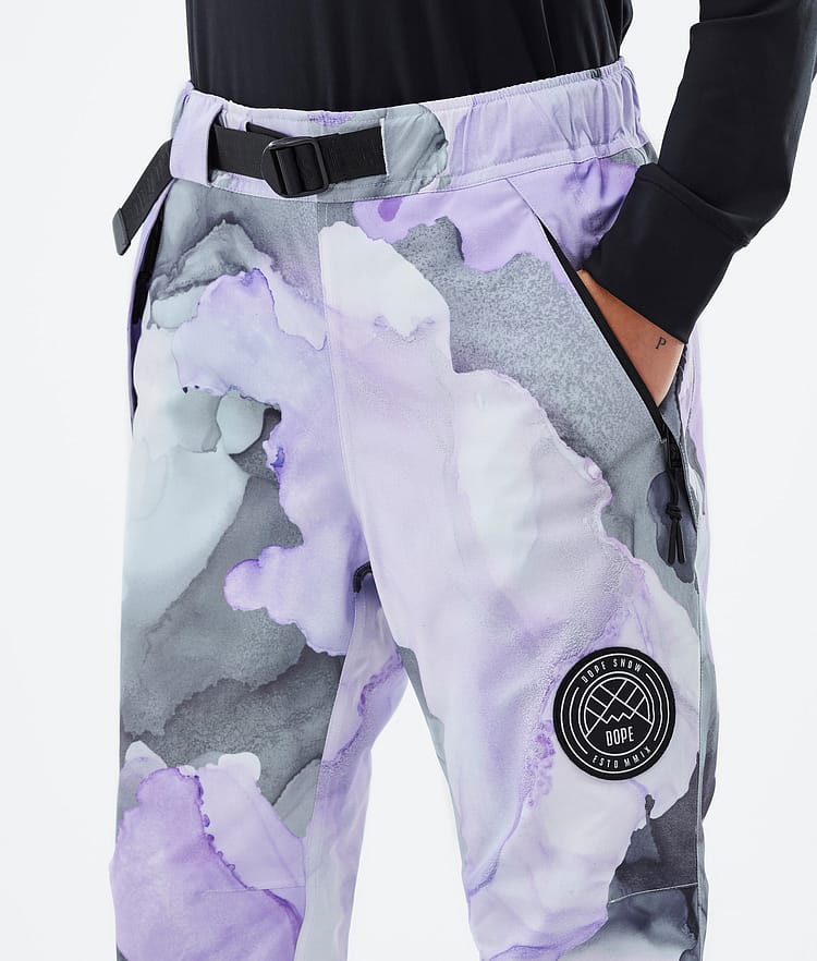 Dope Blizzard W 2022 Pantalon de Snowboard Femme Blot Violet, Image 4 sur 4