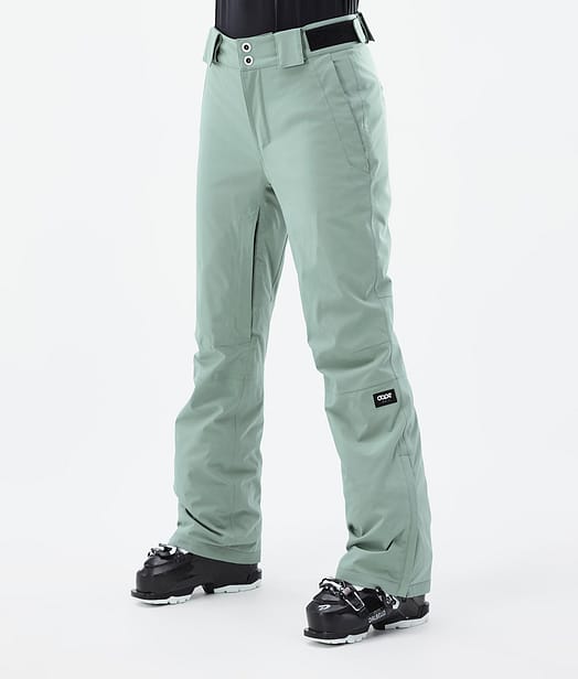 Dope Con W 2022 Lyžařské Kalhoty Dámské Faded Green