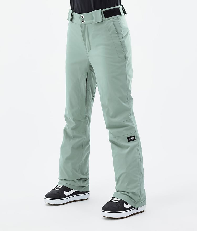 Dope Con W 2022 Pantalon de Snowboard Femme Faded Green, Image 1 sur 5