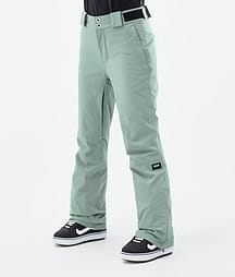 Dope Con W 22 Snowboard Pants Women Faded Green