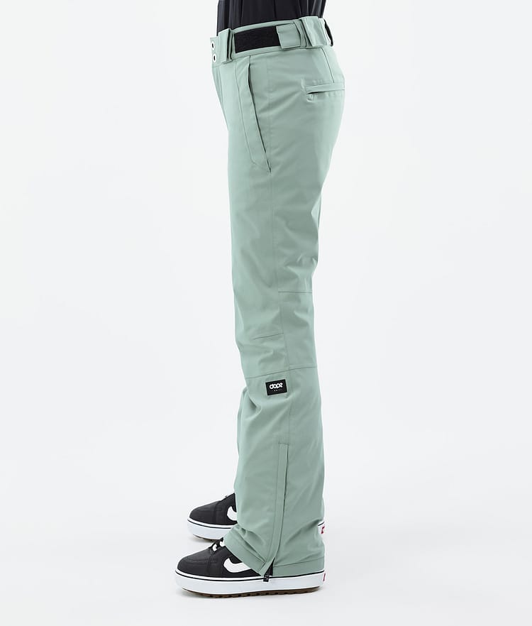 Dope Con W 2022 Pantalon de Snowboard Femme Faded Green, Image 2 sur 5
