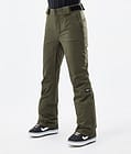 Dope Con W 2022 Snowboard Pants Women Olive Green Renewed, Image 1 of 5