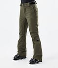 Dope Con W 2022 Pantalon de Ski Femme Olive Green, Image 1 sur 5