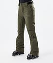 Dope Con W 2022 Skibroek Dames Olive Green