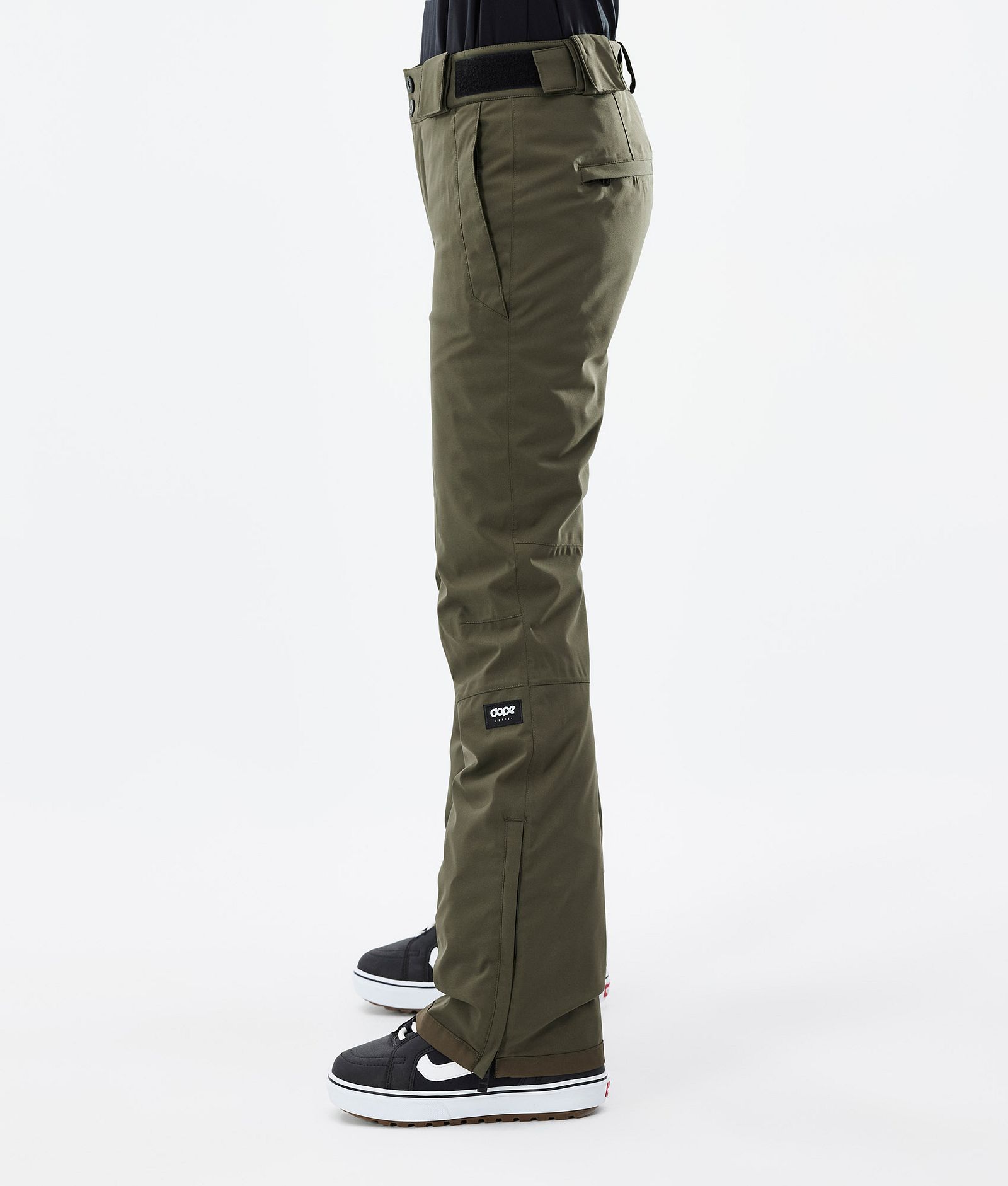 Dope Con W 2022 Pantalon de Snowboard Femme Olive Green