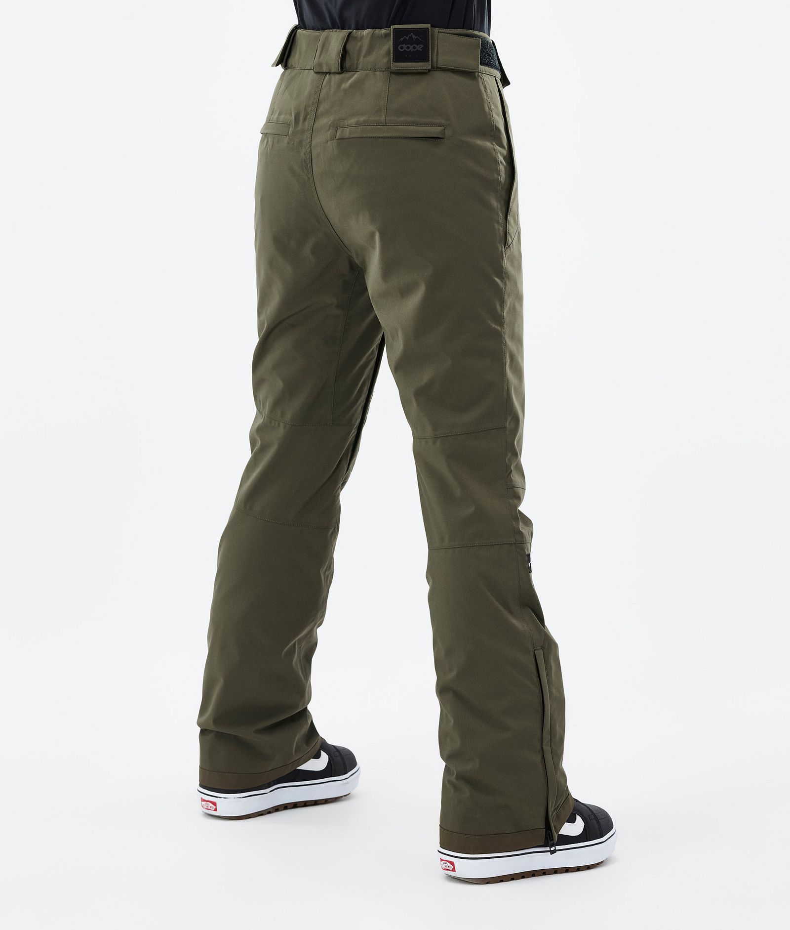 Dope Con W 2022 Pantalon de Snowboard Femme Olive Green, Image 3 sur 5