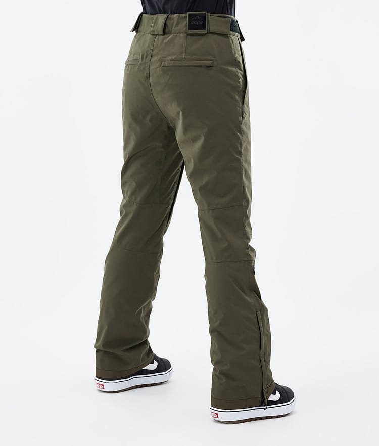 Dope Con W 2022 Snowboard Broek Dames Olive Green Renewed