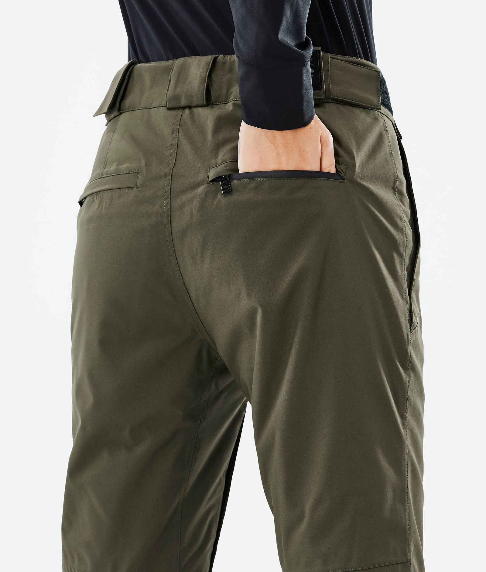 Dope Con W 2022 Pantalon de Snowboard Femme Olive Green Renewed, Image 5 sur 5