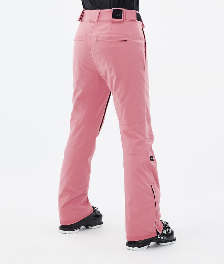 Pantalones de esquí rosas mujeres Vintage Pantalones de esquí