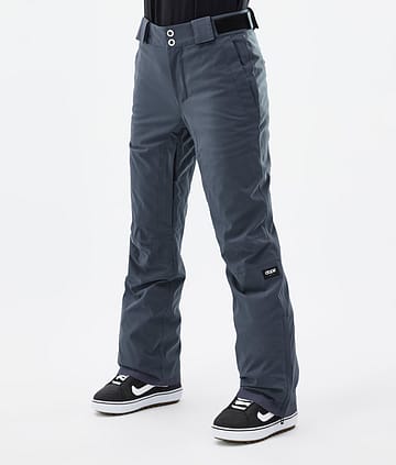 Dope Con W 22 Pantalon de Snowboard Femme Metal Blue