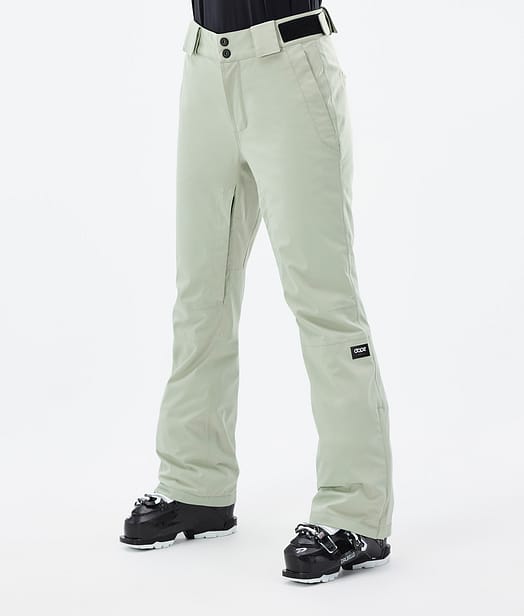 Dope Con W 2022 Pantalon de Ski Femme Soft Green