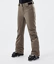 Dope Con W 2022 Pantalon de Ski Femme Walnut