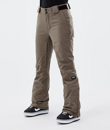 Dope Con W 22 Pantalon de Snowboard Femme Walnut