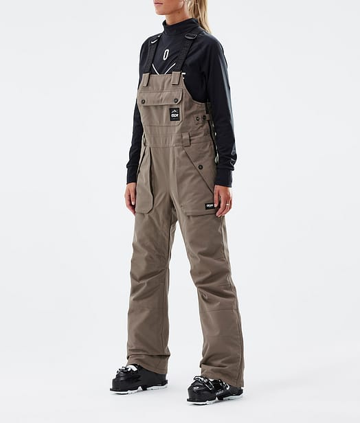Dope Notorious B.I.B W 22 Ski Pants Women Walnut