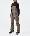 Dope Notorious B.I.B W 22 Snowboard Pants Women Walnut