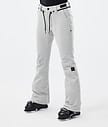 Dope Tigress W Pantalon de Ski Femme Light Grey