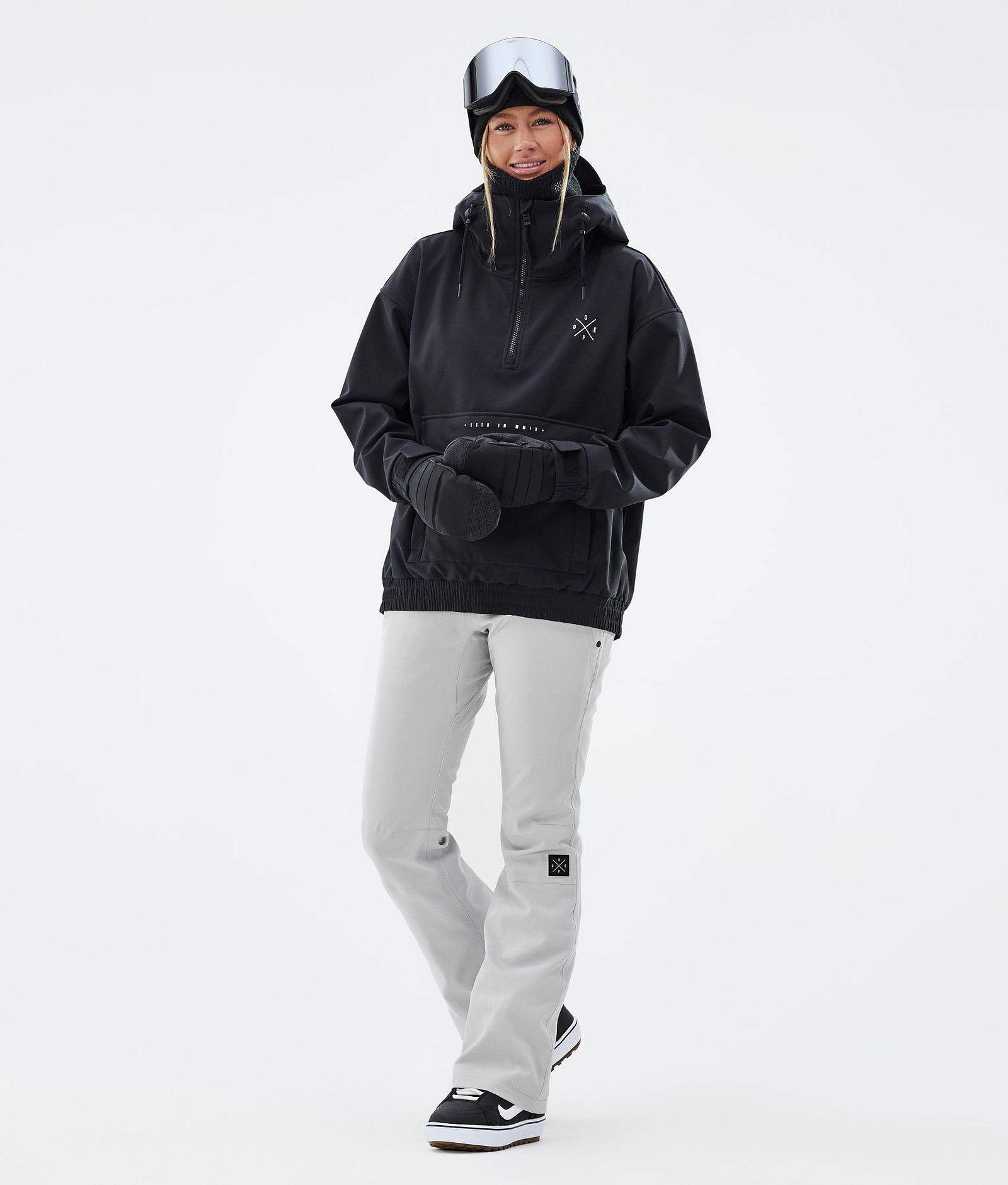 Dope Tigress W Pantalon de Snowboard Femme Light Grey, Image 2 sur 6