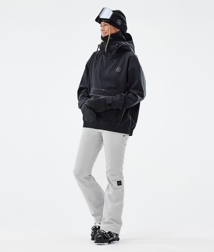 Dope Tigress W Pantalon de Ski Femme Light Grey