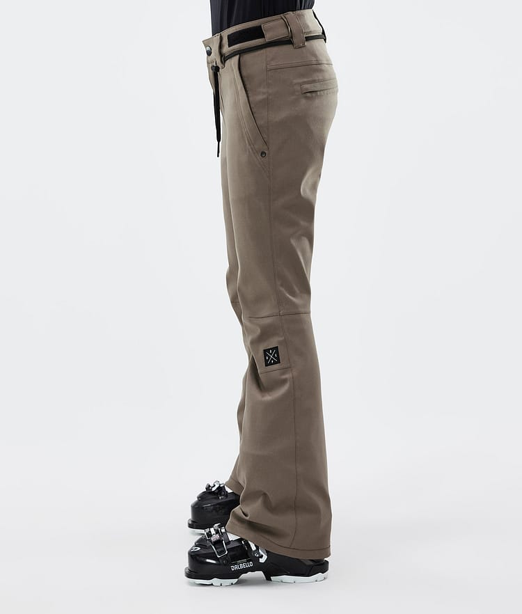 Dope Tigress W Pantalon de Ski Femme Walnut