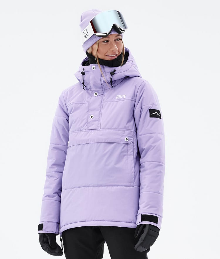 Dope Puffer W 2023 Veste Snowboard Femme Faded Violet, Image 1 sur 9
