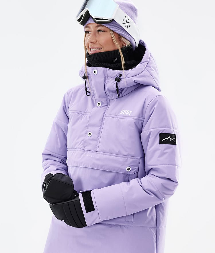 Dope Puffer W 2023 Veste Snowboard Femme Faded Violet, Image 2 sur 9