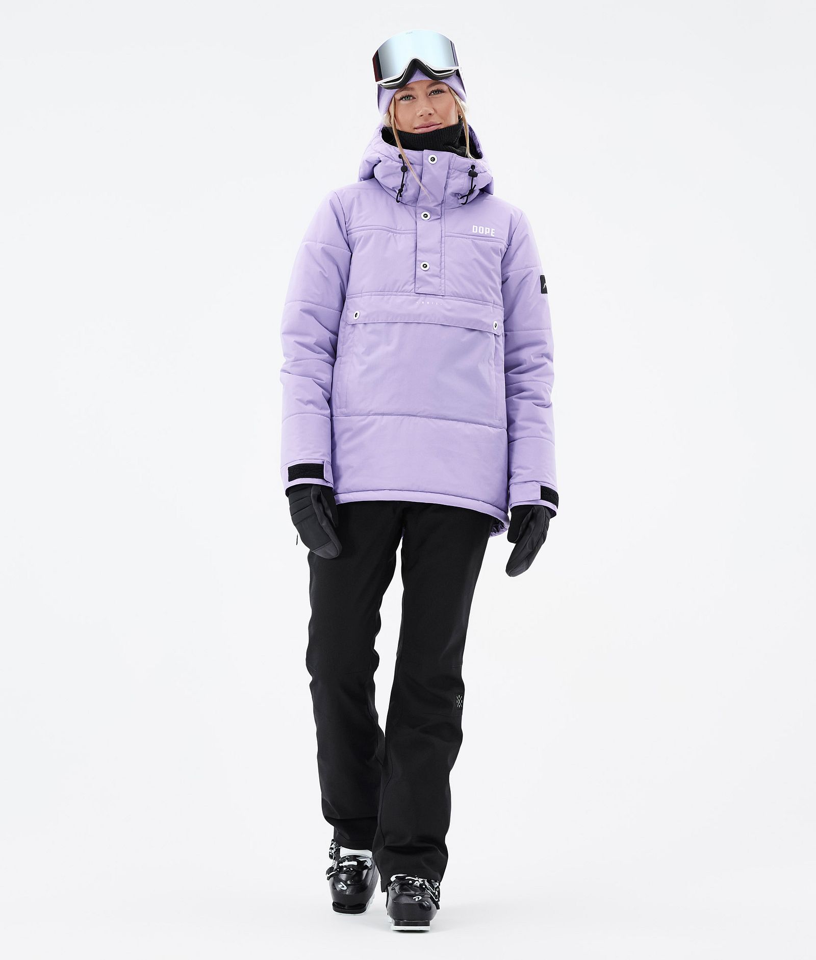 Dope Puffer W Skijakke Dame Faded Violet, Billede 3 af 9