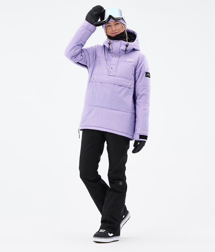 Dope Puffer W 2023 Veste Snowboard Femme Faded Violet, Image 3 sur 9