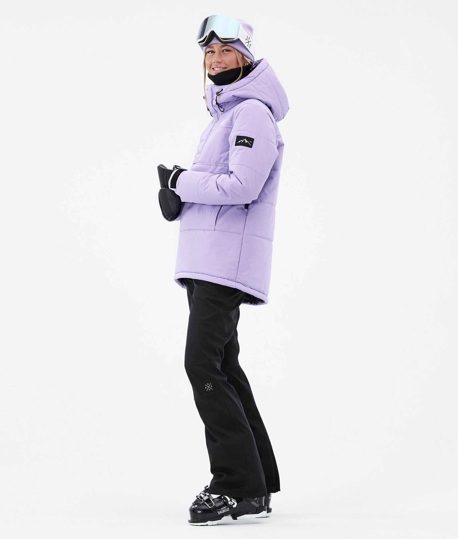 Dope Puffer W Veste de Ski Femme Faded Violet, Image 4 sur 9