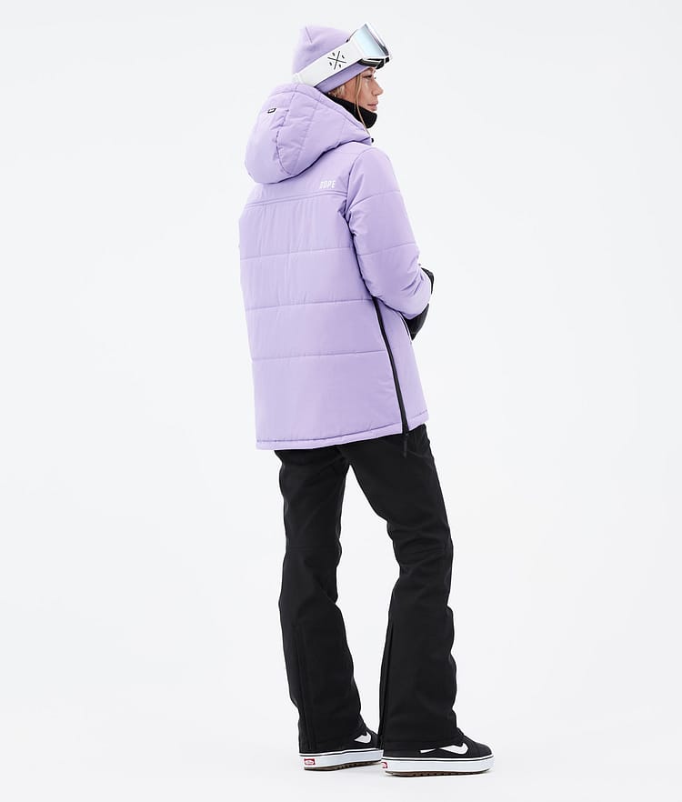 Dope Puffer W 2023 Veste Snowboard Femme Faded Violet, Image 5 sur 9