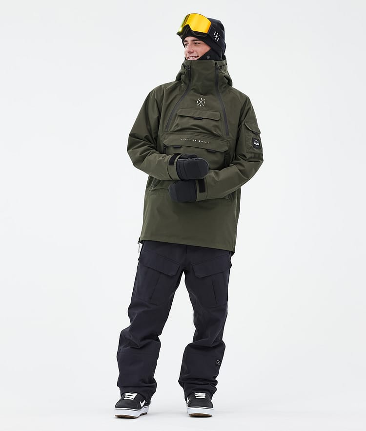 Dope Akin Snowboard jas Heren Olive Green, Afbeelding 2 van 9