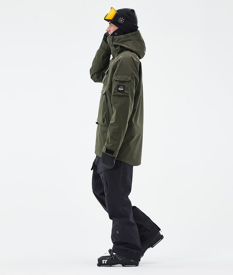 Dope Akin Ski jas Heren Olive Green, Afbeelding 3 van 9