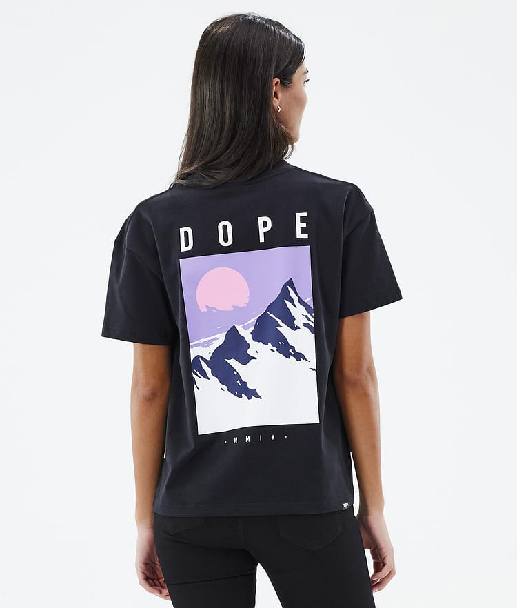 Dope Standard W 2022 T-shirt Donna Peak Black, Immagine 1 di 5