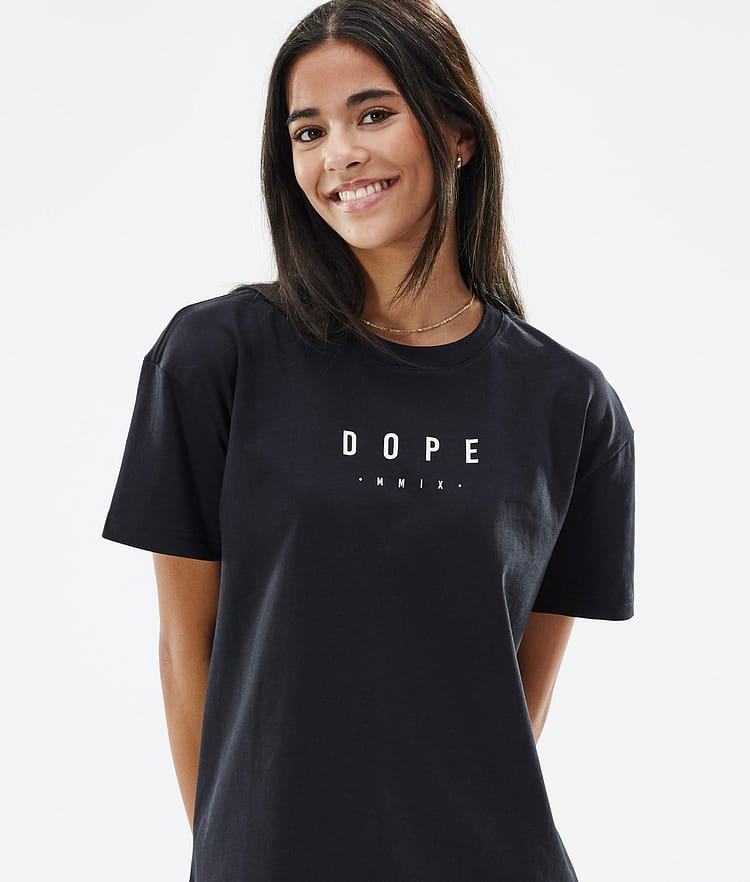 Dope Standard W 2022 T-shirt Dame Peak Black, Billede 2 af 5