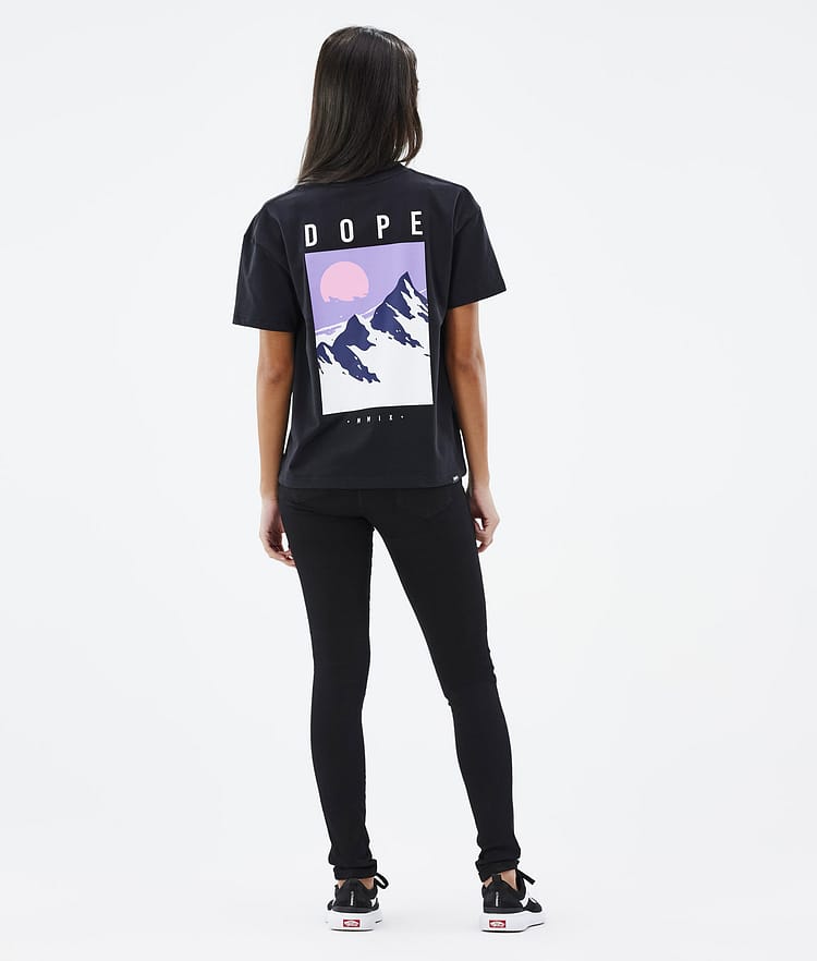 Dope Standard W 2022 T-shirt Kobiety Peak Black, Zdjęcie 4 z 5