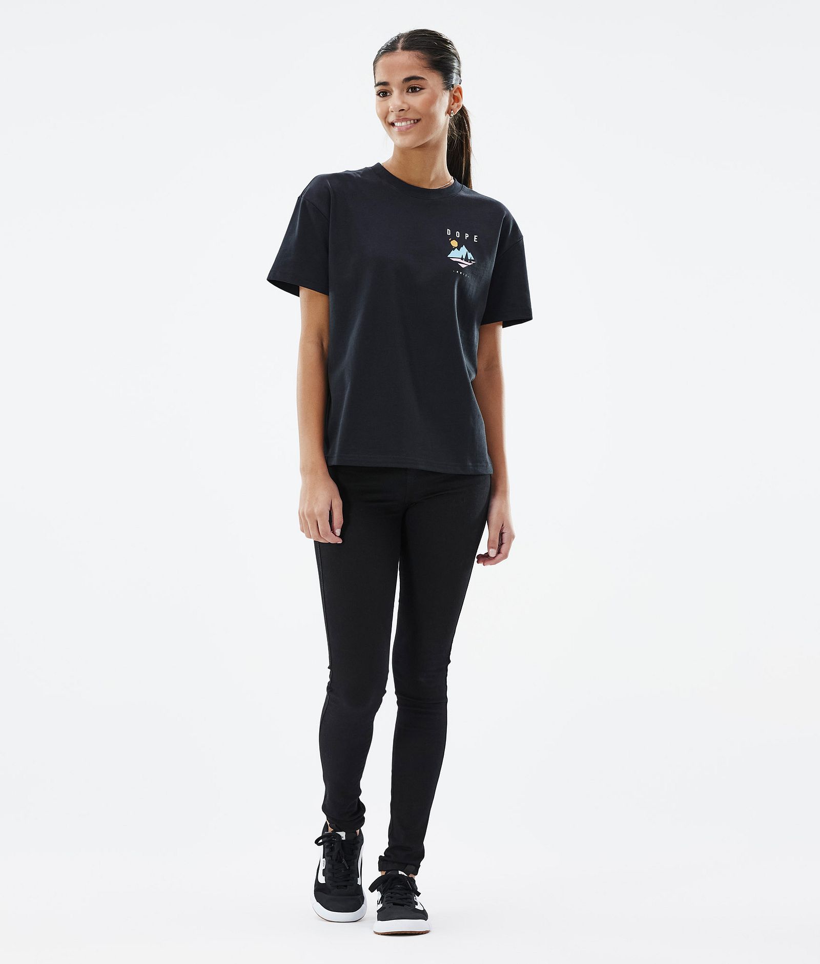 Dope Standard W 2022 T-shirt Women Pine Black