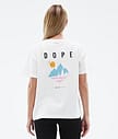 Dope Standard W 2022 T-shirt Donna Pine White