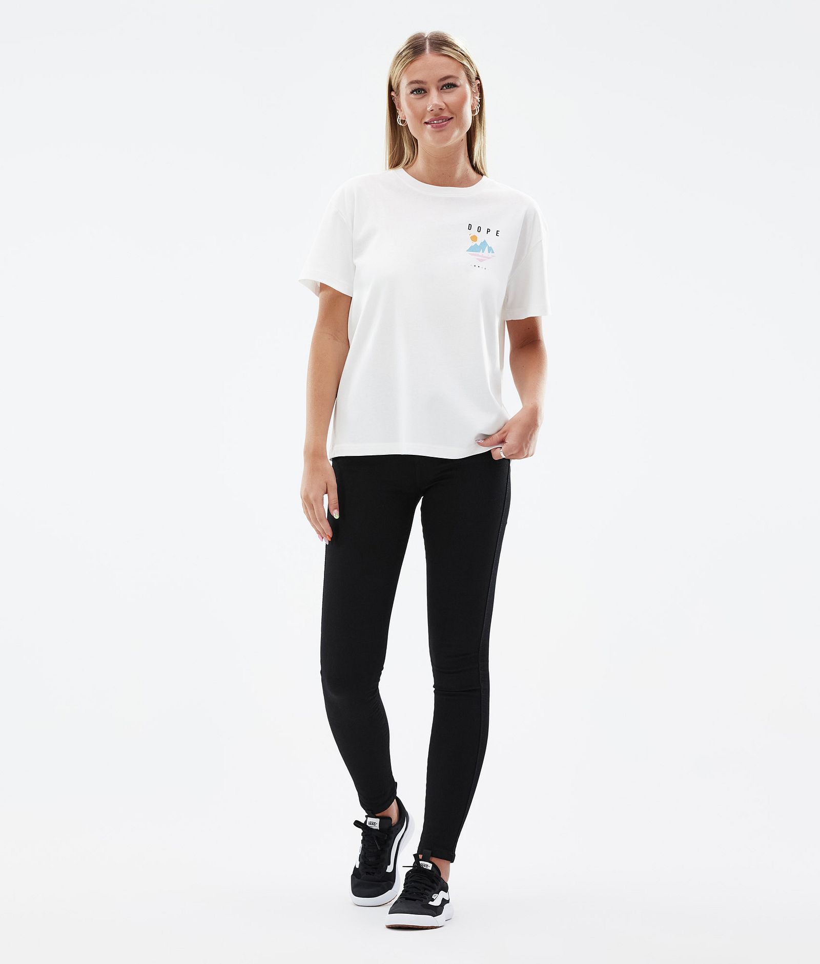 Dope Standard W 2022 T-shirt Dames Pine White, Afbeelding 5 van 5