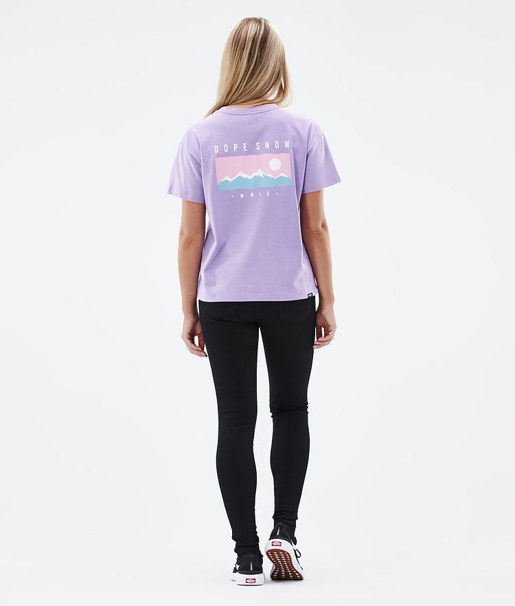 Dope Standard W 2022 T-shirt Dames Range Faded Violet, Afbeelding 4 van 5